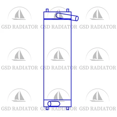 D65 Intercooler għal Komatsu Bulldozer Kwalità Għolja